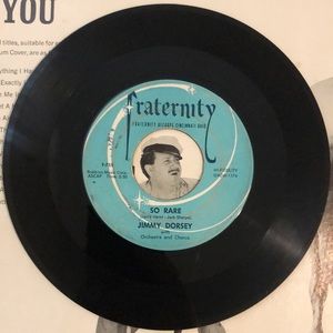 Jimmy Dorsey Sophisticated Swing Vinyl 45 Record '57